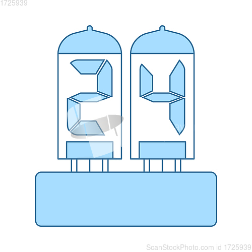 Image of Electric Numeral Lamp Icon