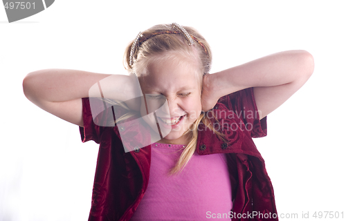 Image of Girl Covering Ears