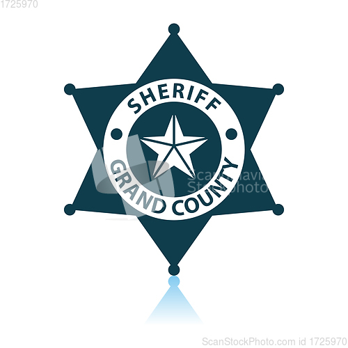 Image of Sheriff Badge Icon