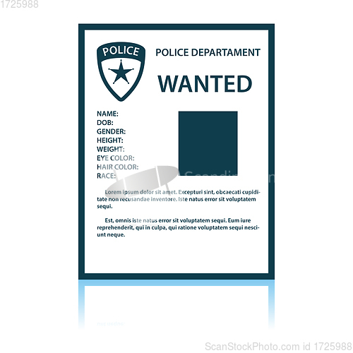 Image of Wanted Poster Icon