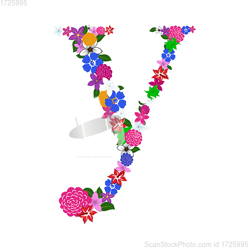 Image of Floral Alphabet Letter