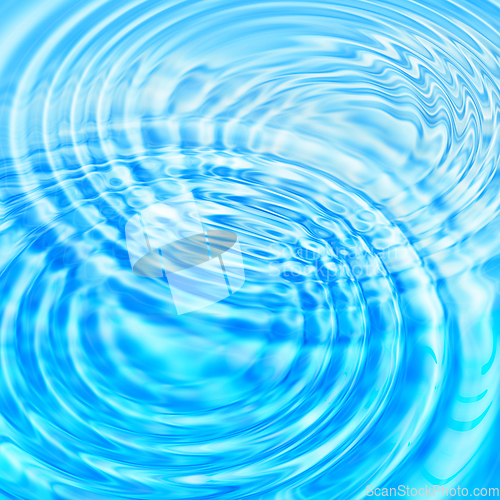 Image of Abstract water background with circles ripples