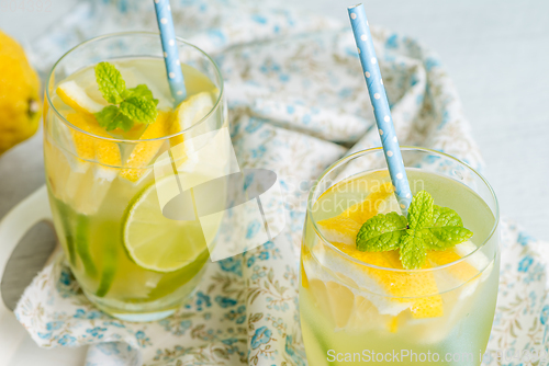 Image of Summer citrus fruits drink