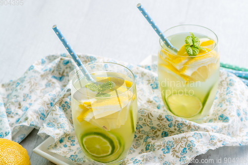 Image of Summer citrus fruits drink