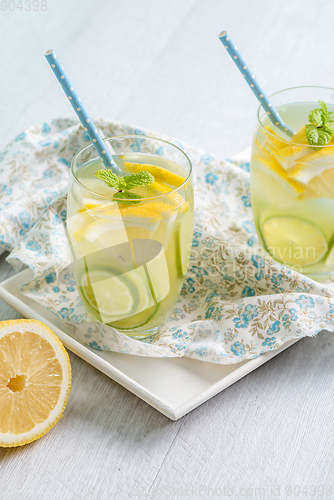 Image of Summer citrus fruits drink