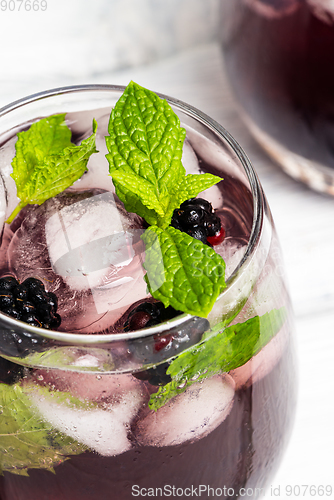 Image of Fresh blackberry drink