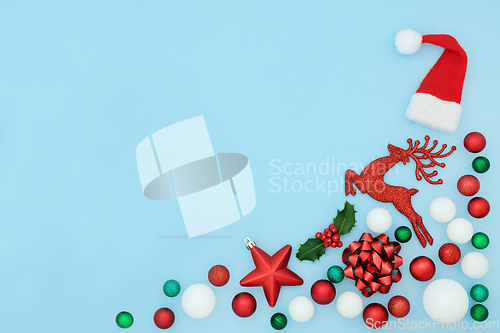 Image of Christmas Creative Background for the Holiday Season 