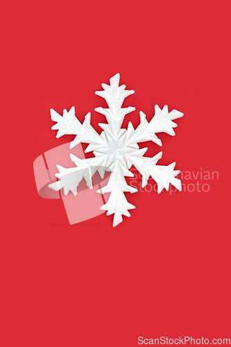 Image of Christmas Snowflake Festive Tree Decoration