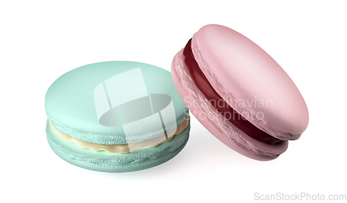 Image of Two french macarons