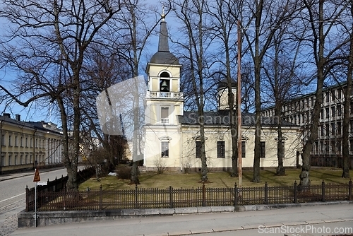 Image of Holy Trinity Church, oldest Orthodox church from 1827 in Helsink