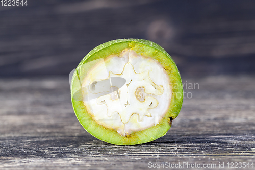 Image of green walnut