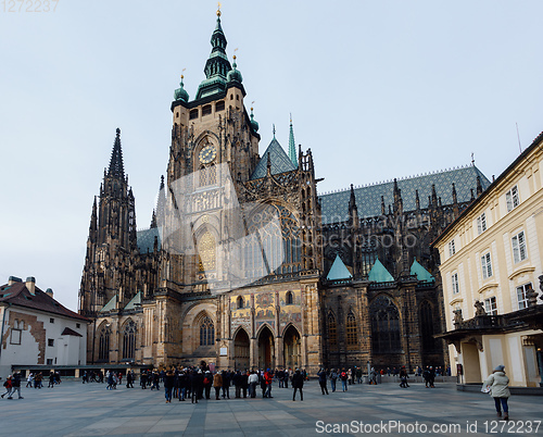 Image of st. vitus cathedral in prague czech republic