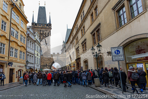 Image of Advent Christmas time in prague street