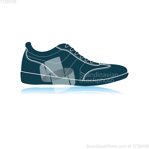 Image of Man Casual Shoe Icon