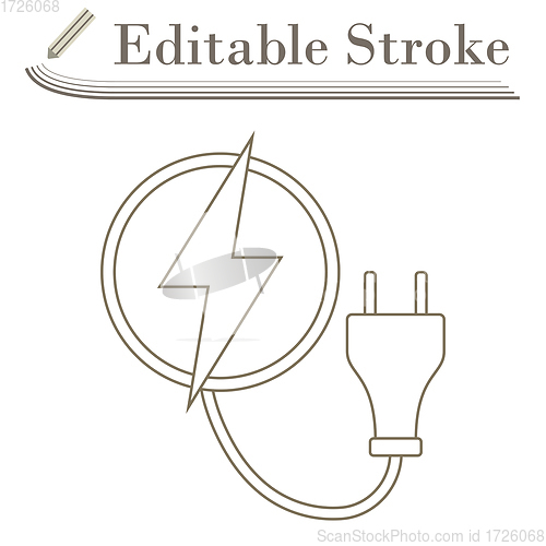 Image of Electric Plug Icon