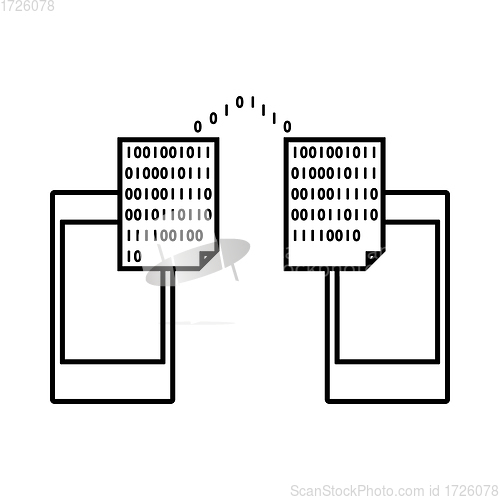 Image of Exchanging Data Icon