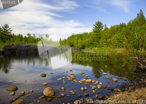 Image of Stones Leading to Reflection