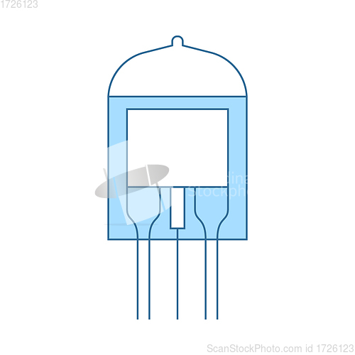 Image of Electronic Vacuum Tube Icon