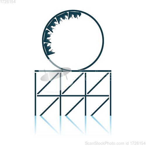 Image of Roller Coaster Loop Icon