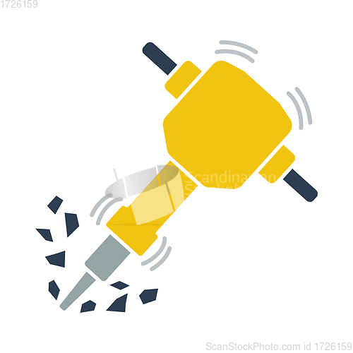 Image of Icon Of Construction Jackhammer