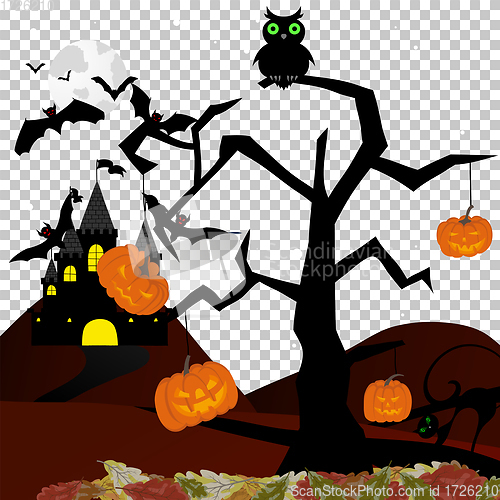 Image of Happy halloween card