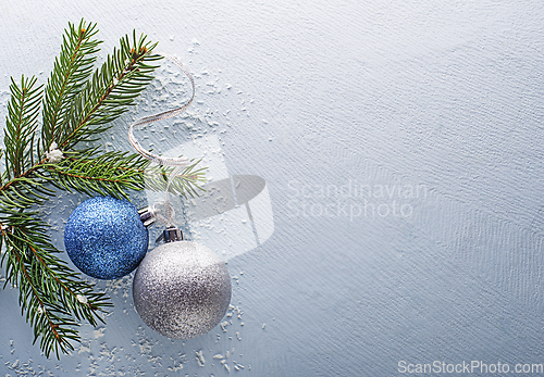 Image of Christmas winter background 