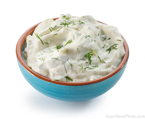 Image of bowl of tzatziki sauce