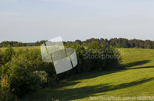 Image of landscape at the sunset