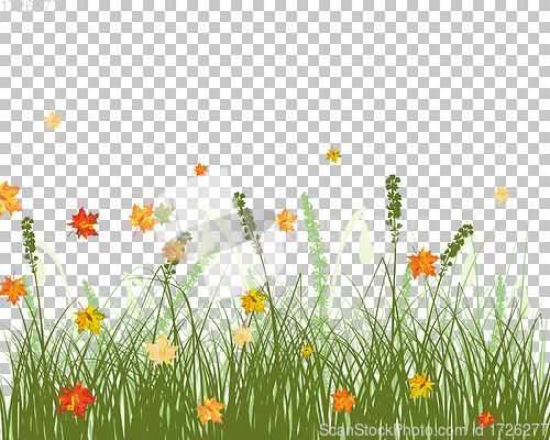 Image of Meadow autumn background