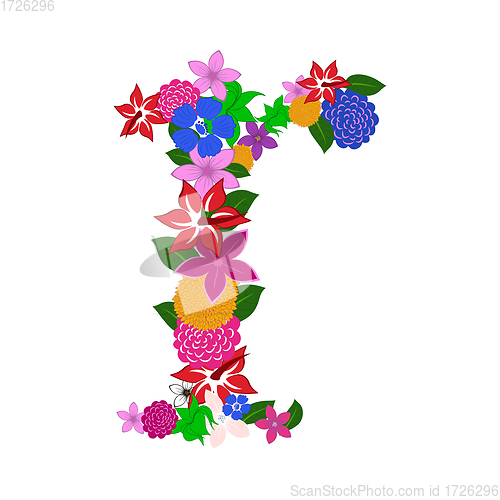 Image of Floral Alphabet Letter