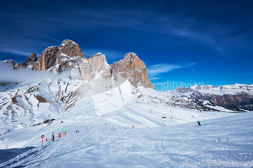 Image of Ski resort in Dolomites, Italy