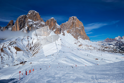 Image of Ski resort in Dolomites, Italy