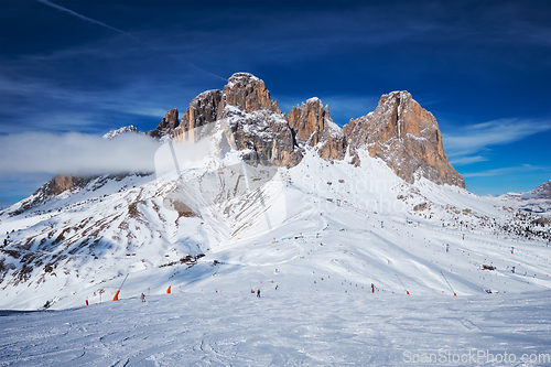 Image of Ski resort in Dolomites, Italy