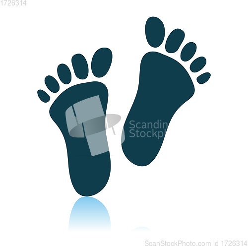 Image of Foot Print Icon