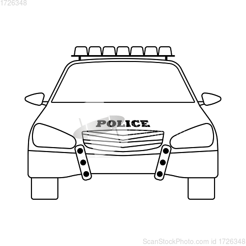 Image of Police Car Icon