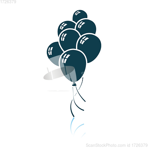 Image of Party Balloons And Stars Icon