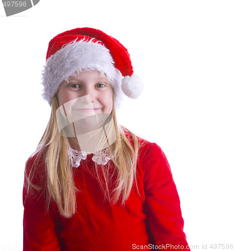 Image of Girl Elf in Red Left