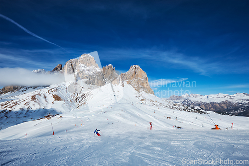 Image of Ski resort in Dolomites, Italy