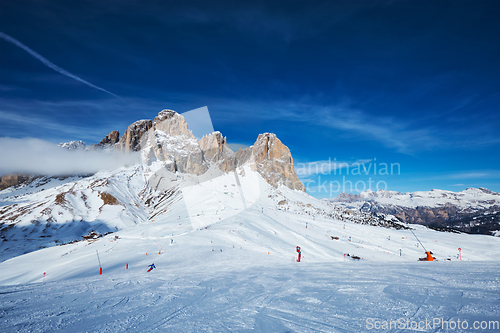 Image of Ski resort in Dolomites, Italy