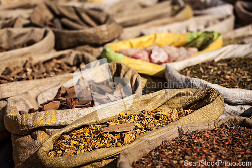 Image of Spices in Indian market