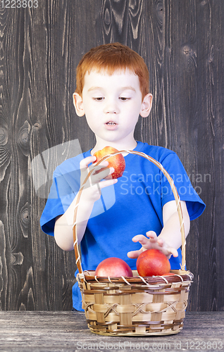 Image of boy game peach
