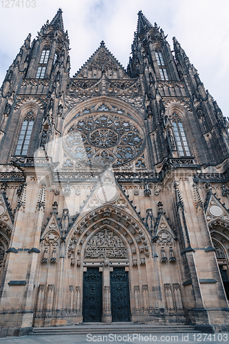 Image of St. Vitus cathedral in prague czech republic