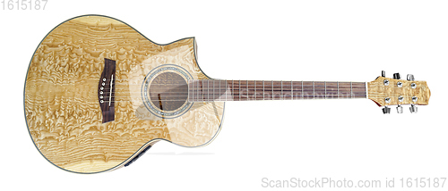 Image of wooden classical guitar