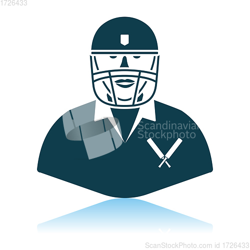 Image of Cricket Player Icon