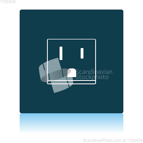 Image of USA Electrical Socket Icon