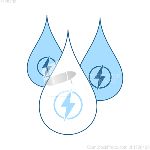 Image of Hydro Energy Drops Icon