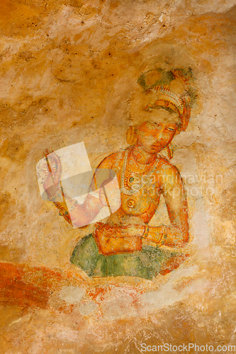 Image of Sigiriya frescoes