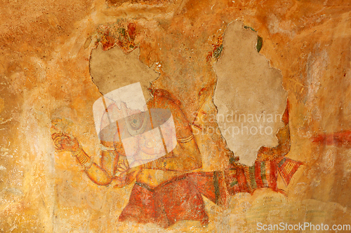 Image of Sigiriya frescoes