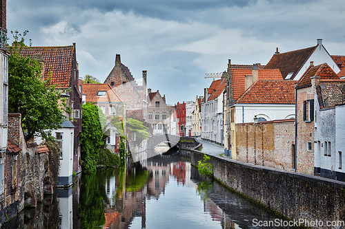 Image of Houses in Bruges Brugge, Belgium