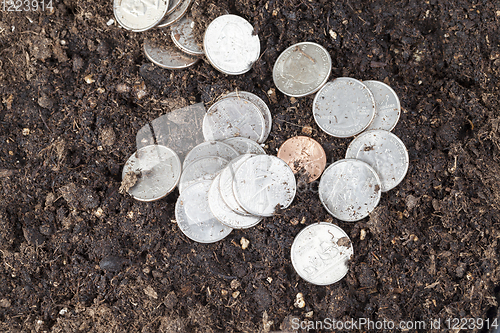 Image of coin soil